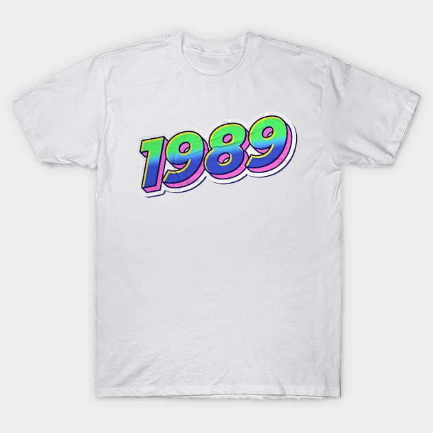 1989 T-Shirt by The Urban Attire Co.